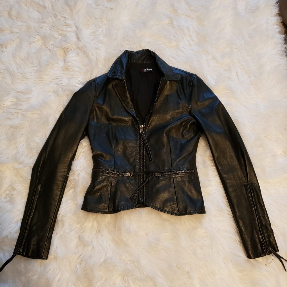 Morgan De Toi Leather Jacket size XS
